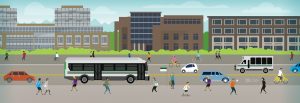 Getting to, from and around campus has never been easier