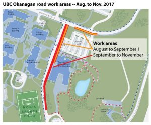 Watch for on-campus route detours in coming weeks